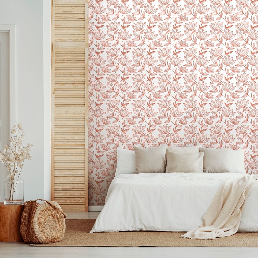 Petal and Vine Wallpaper