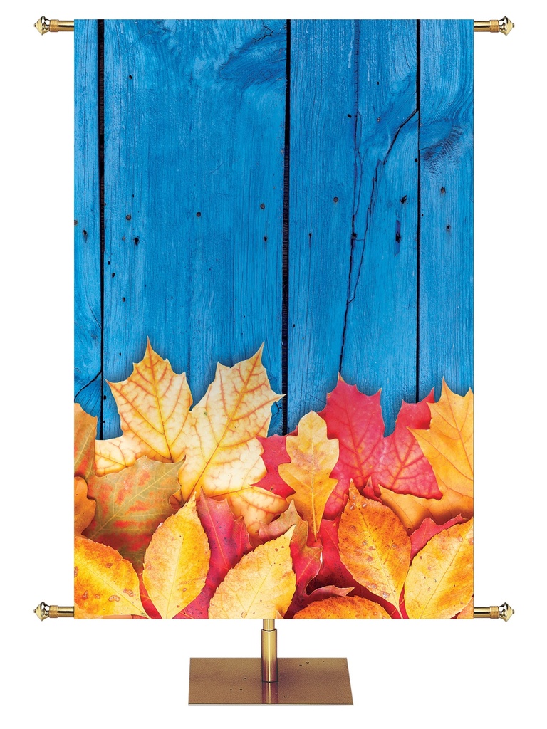 Custom Banner Creation Fall & Thanksgiving Give Thanks with a Grateful Heart