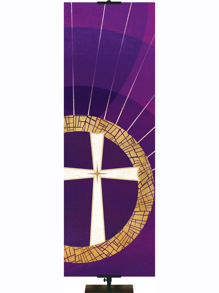 Custom Banner Hallmarks of Hope Cross Symbol and Love