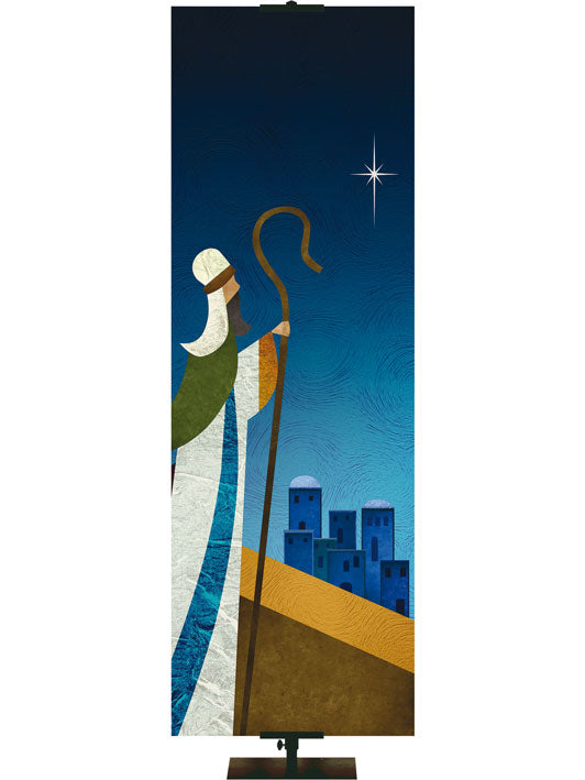 Custom Banner Scenes of Christmas Wonderful Counselor Mighty God