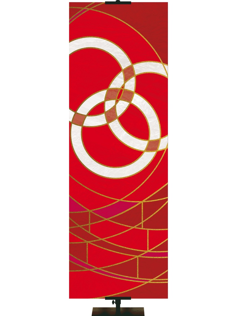 Luminescence Stained Glass Trinity Symbol