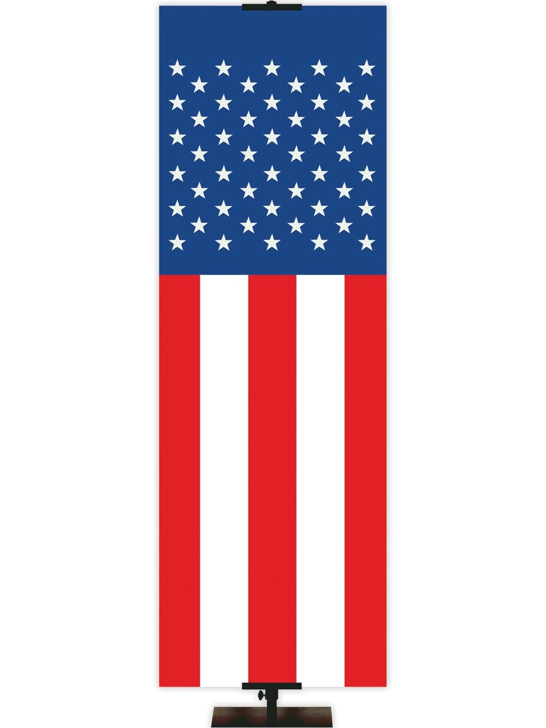 Patriotic U.S. Flag Banner