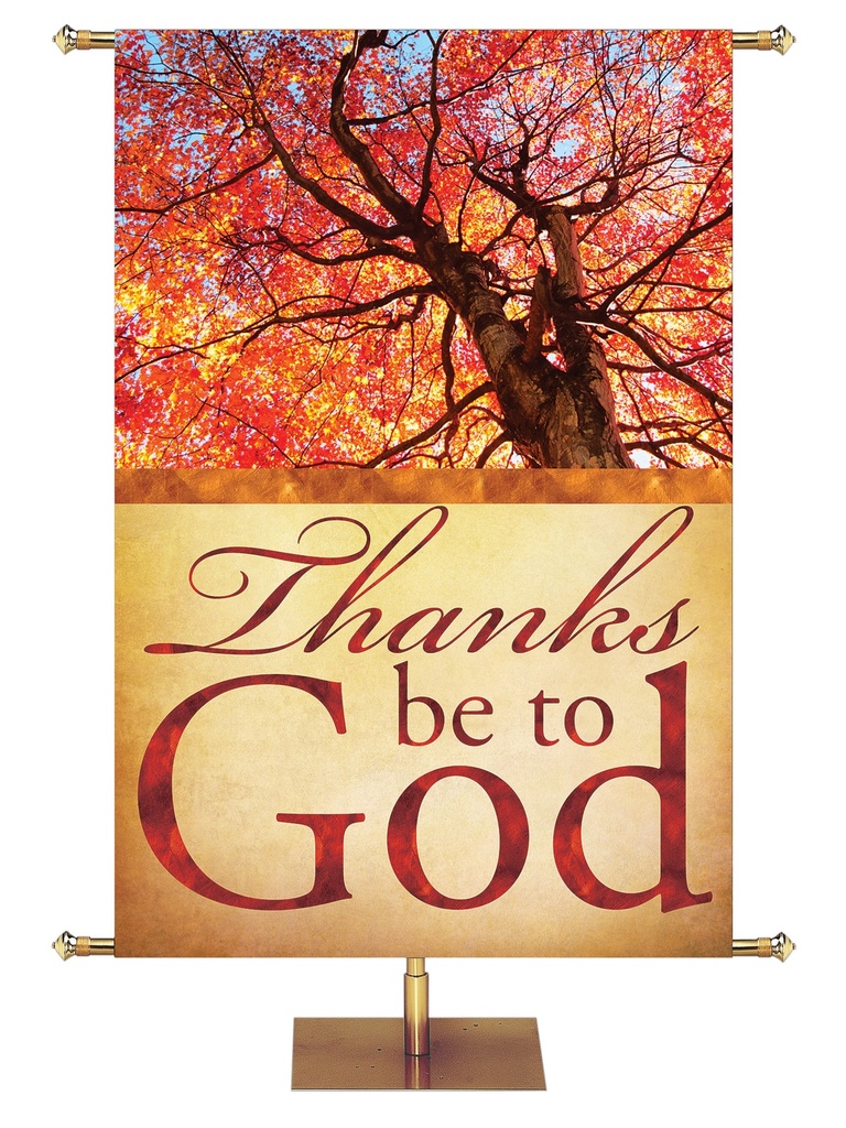 Thanksgiving Foil Thanks be to God