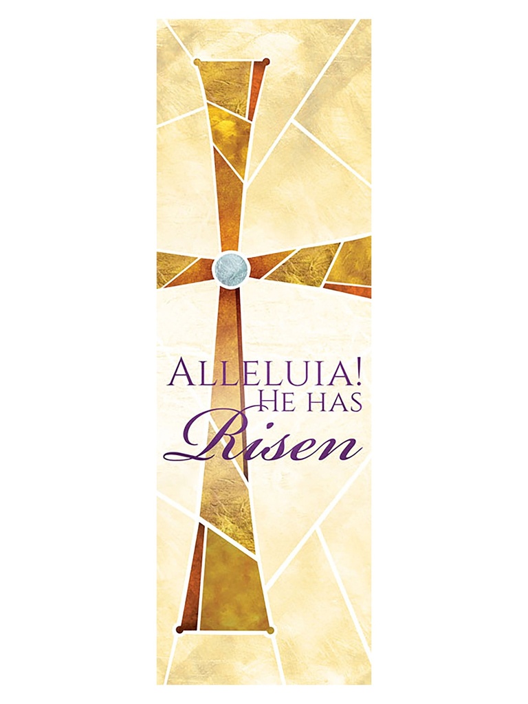 Scripture Wall Hanging Eternal Emblems of Easter Alleluia He Has Risen