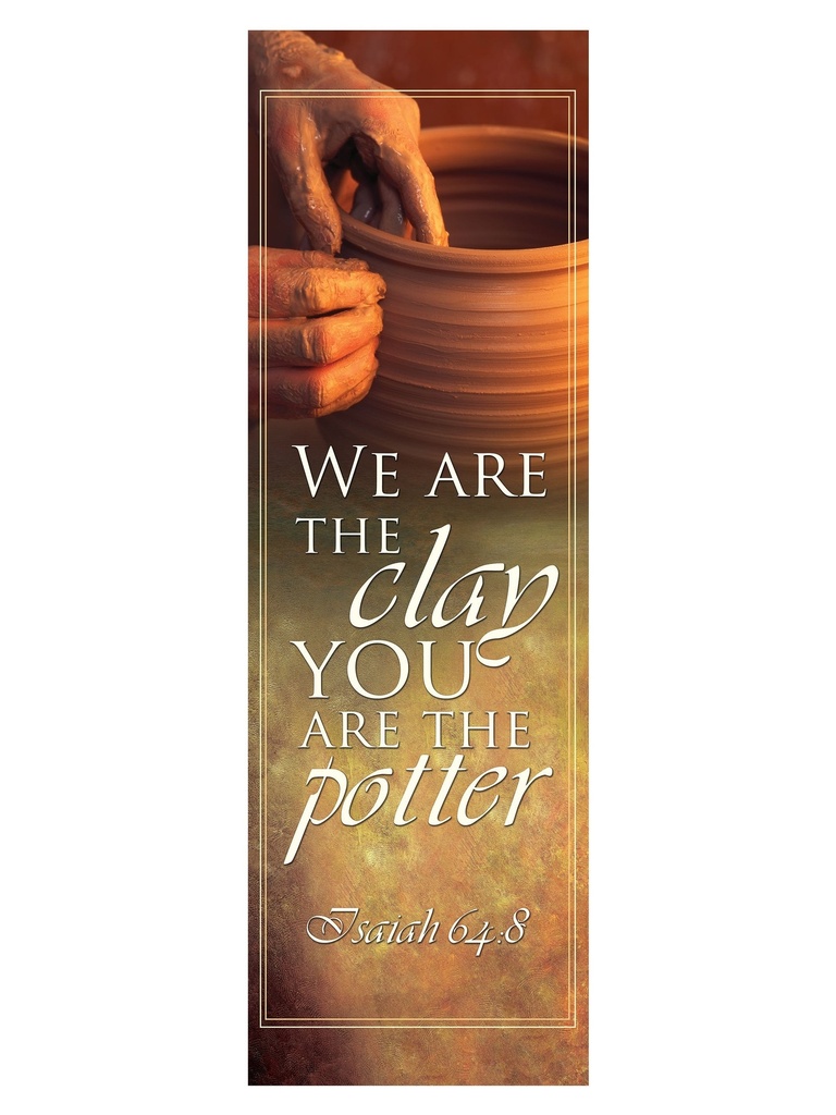 Scripture Wall Hanging We are the Clay