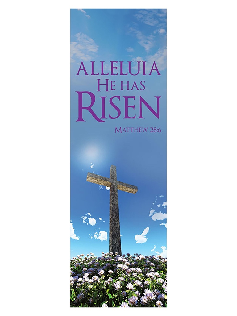 Scripture Wall Hanging Alleluia He Has Risen Contemporary Easter