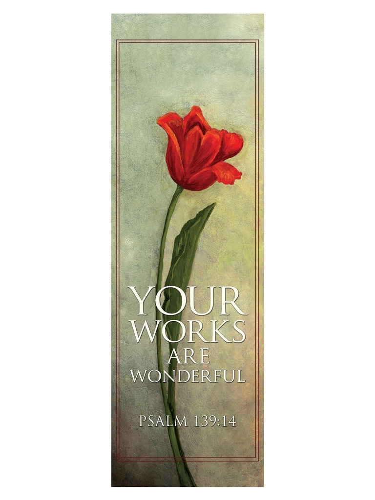 Scripture Wall Hanging Your Works