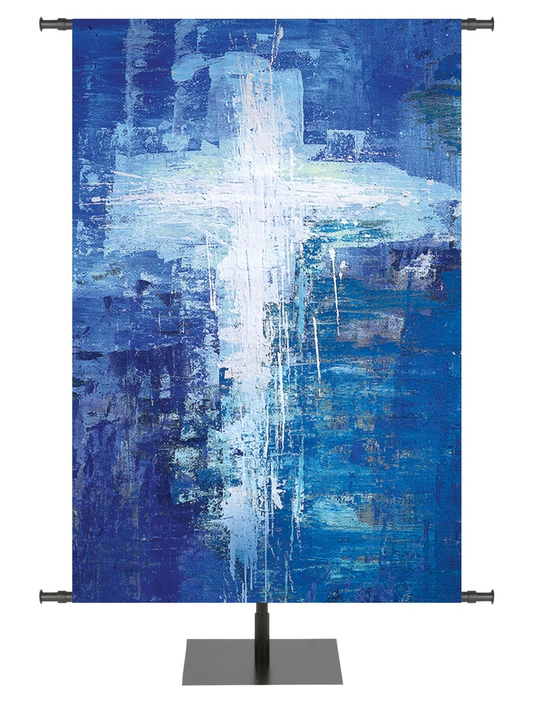 Custom Banner Brush Strokes of Easter Alleluia