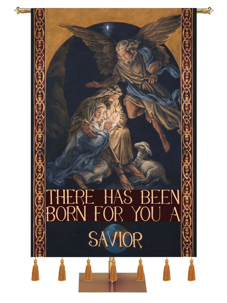 Sistine Basement Embellished Savior Is Born