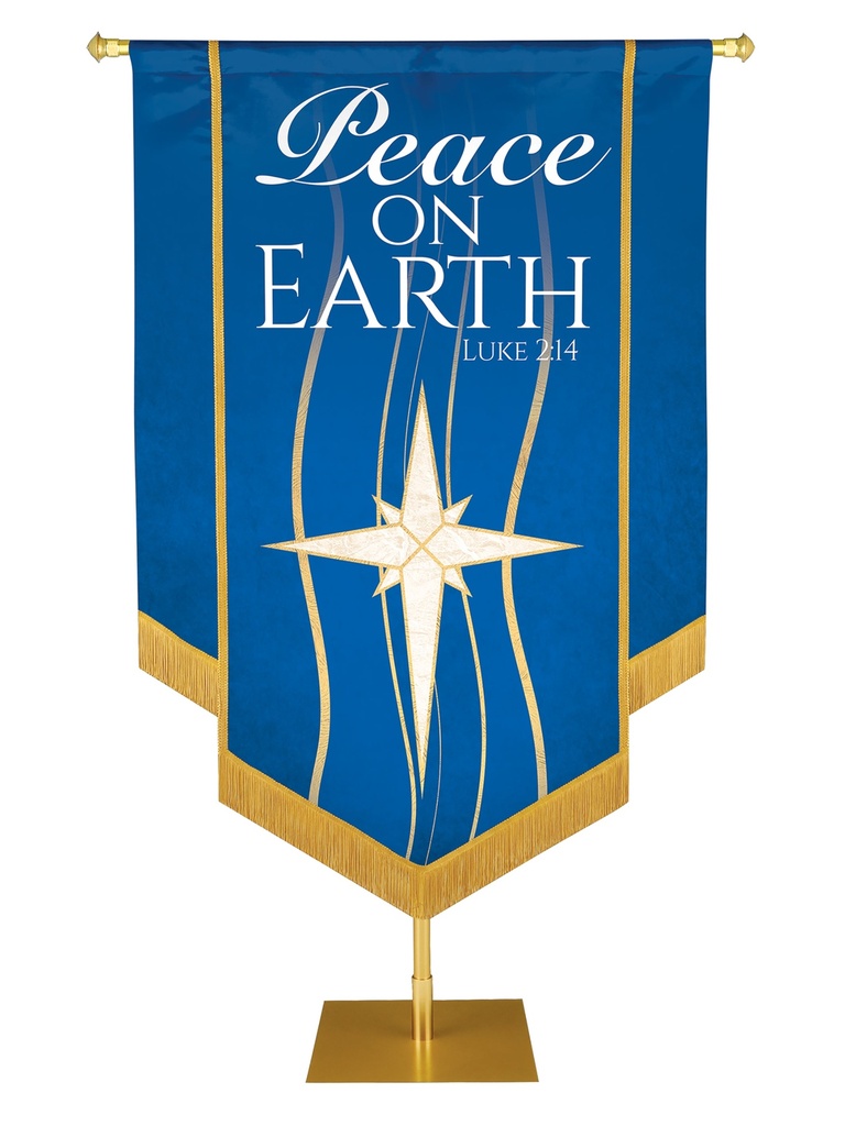 Experiencing God Star, Peace on Earth Embellished Banner