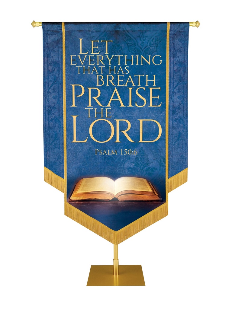 Holy Scriptures Praise the Lord Embellished Banner