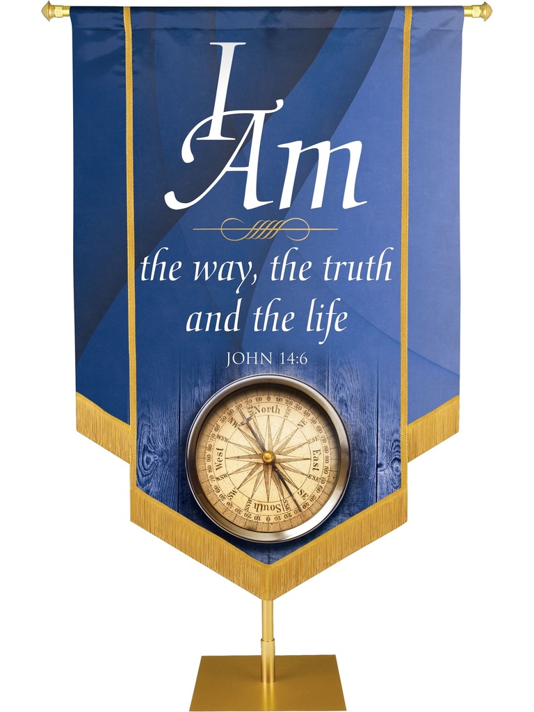 I Am The Way Embellished Banner