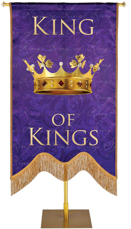 Names of Christ M-Shape King of Kings Embellished Banner