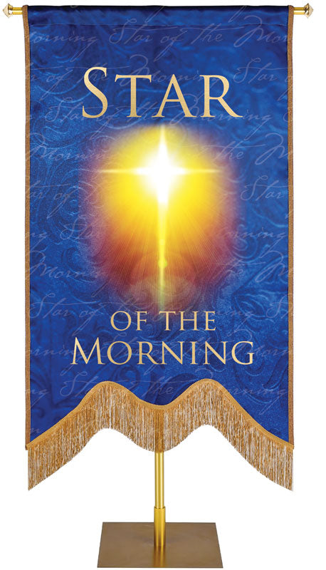 Names of Christ M-Shape Star of the Morning Embellished Banner