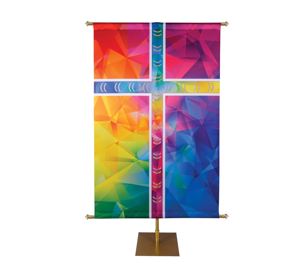 Hues of Grace Precision Cut and Sculpted Banner Center