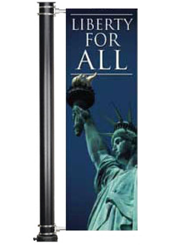 Light Pole Banner Liberty For All