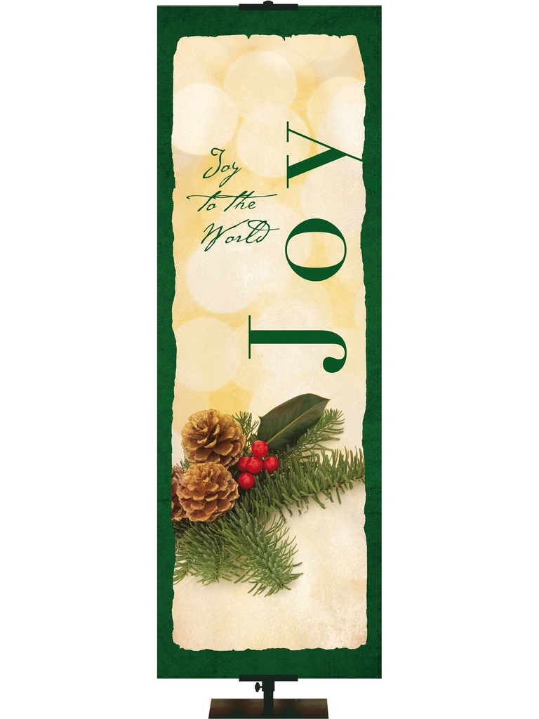 Irregular Rustic Christmas Joy