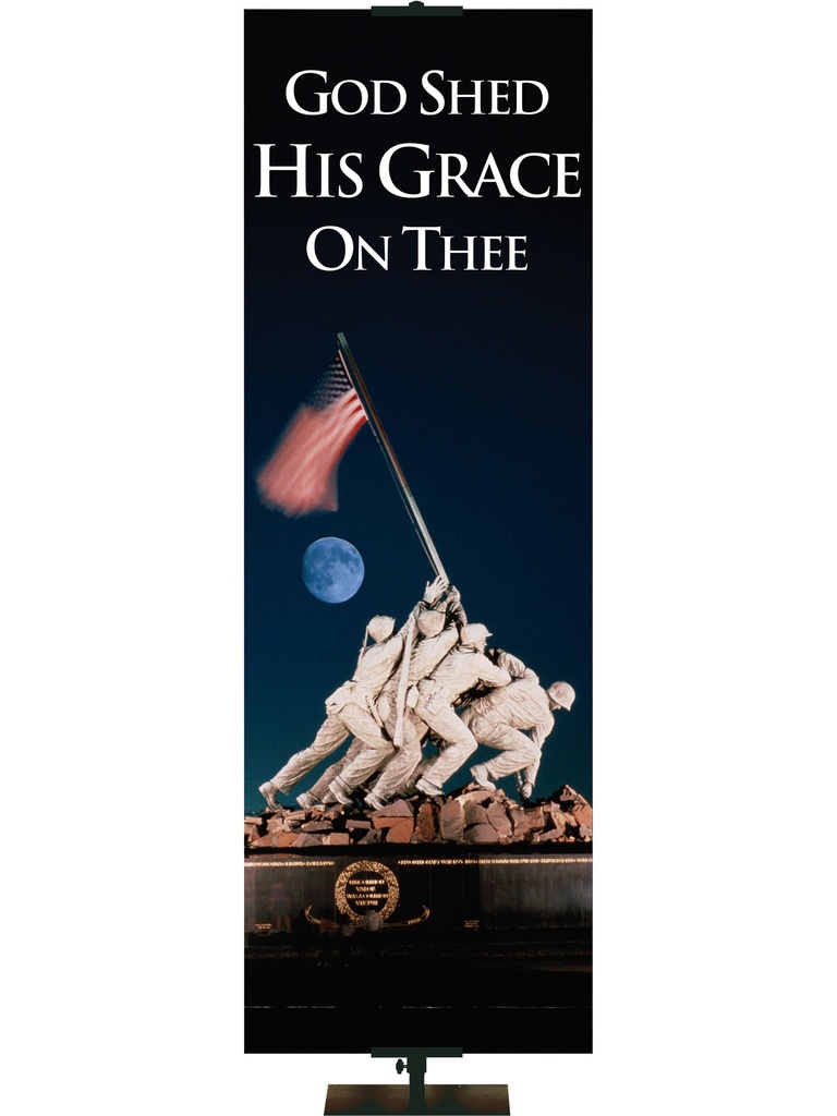 Irregular Patriotic God Shed His Grace