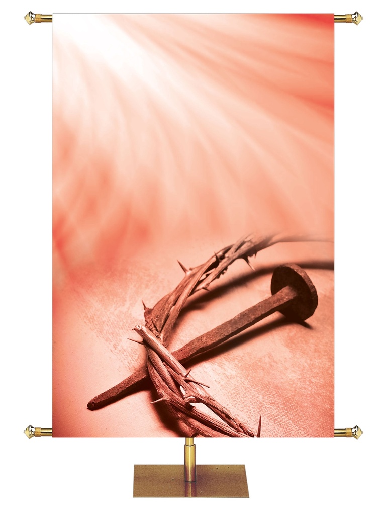 Custom Banner Grace of Easter He Was Pierced For Our Transgressions