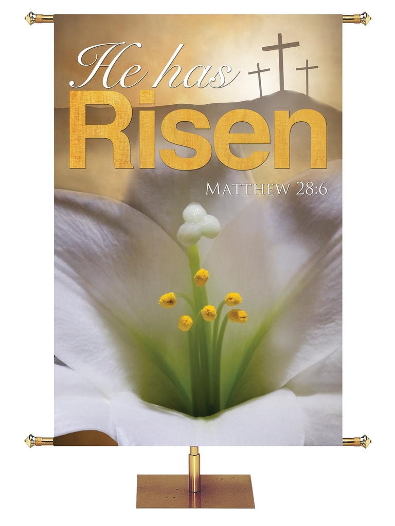 The Living Christ He Has Risen - Lily