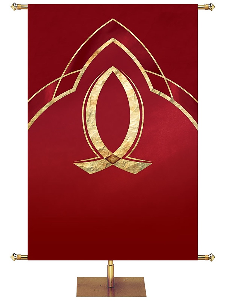 Custom Banner Eternal Emblems of Faith Go and Make Desciples