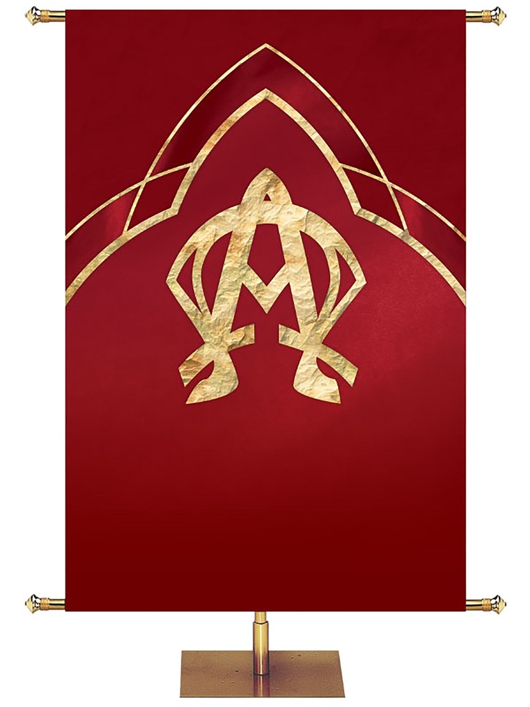 Custom Banner Eternal Emblems of Faith His Love Endures Forever