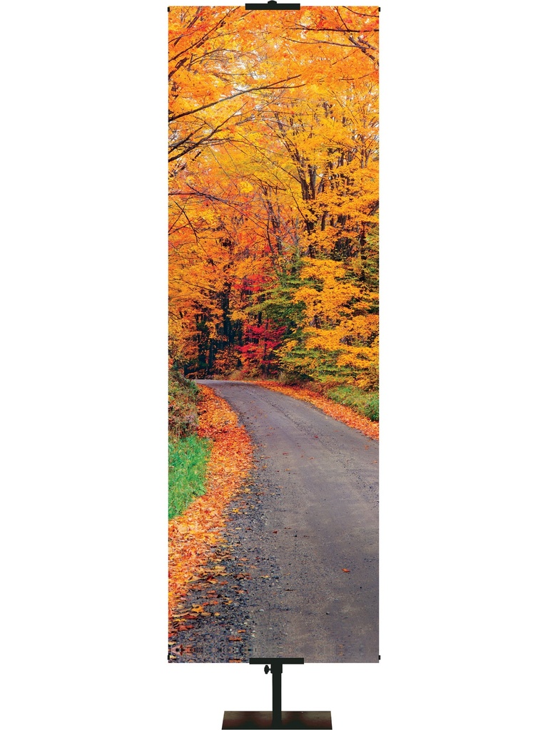 Custom Banner Creation Fall & Thanksgiving For the Beauty (Woods)