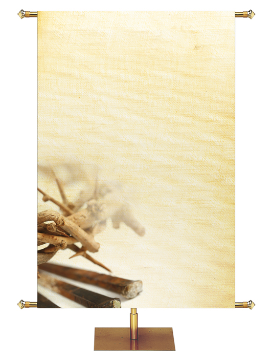 Custom Banner Rustic Easter It Is Finished