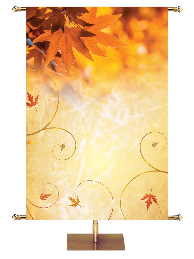 Custom Banner Majestic Autumn All the Time God is Good