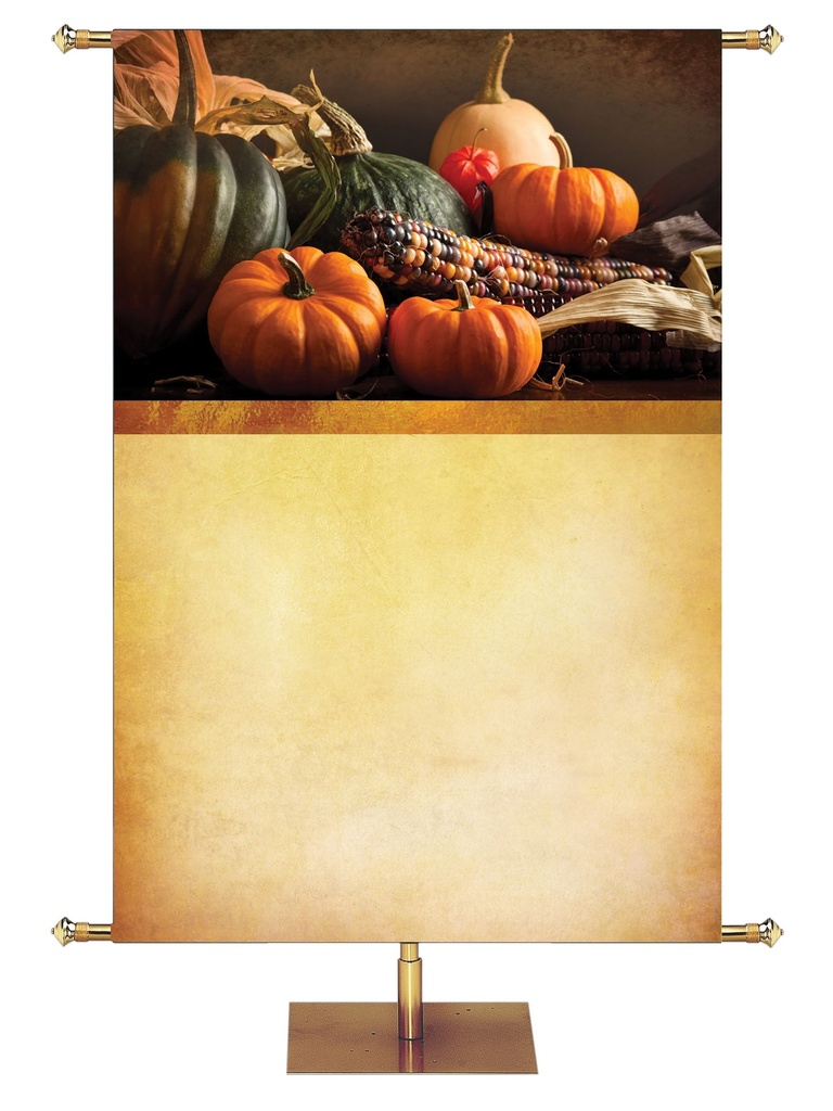 Custom Banner Thanksgiving Foil Adore Him
