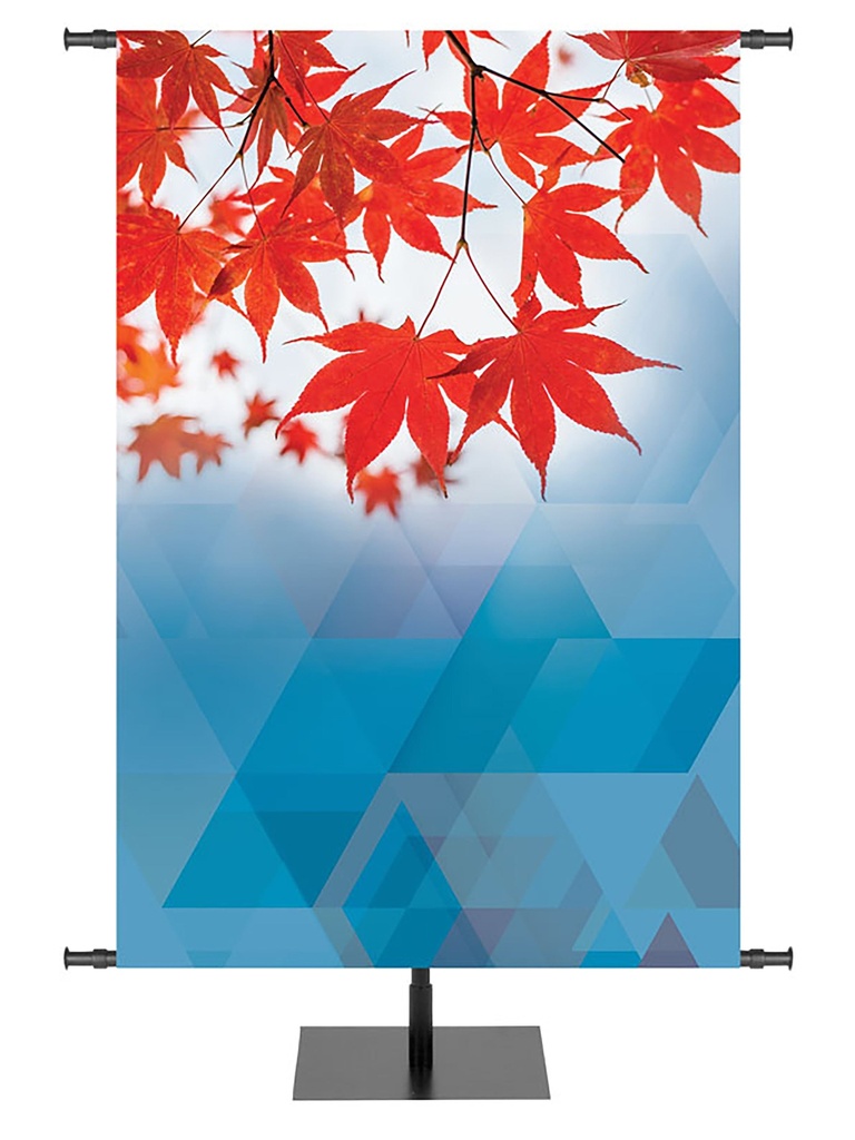 Custom Banner Autumn Prisms Pray Without Ceasing