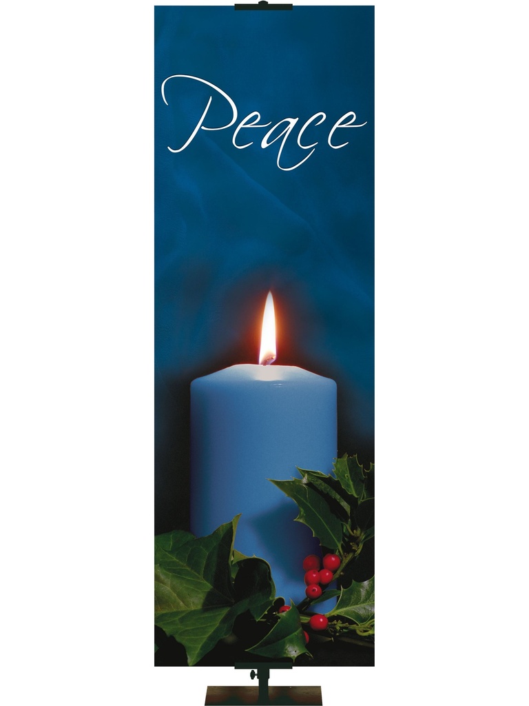 Advent Photo Candle Peace