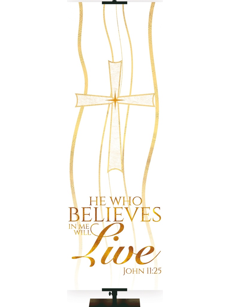 Experiencing God Symbols and Phrases Cross, He Who Believes