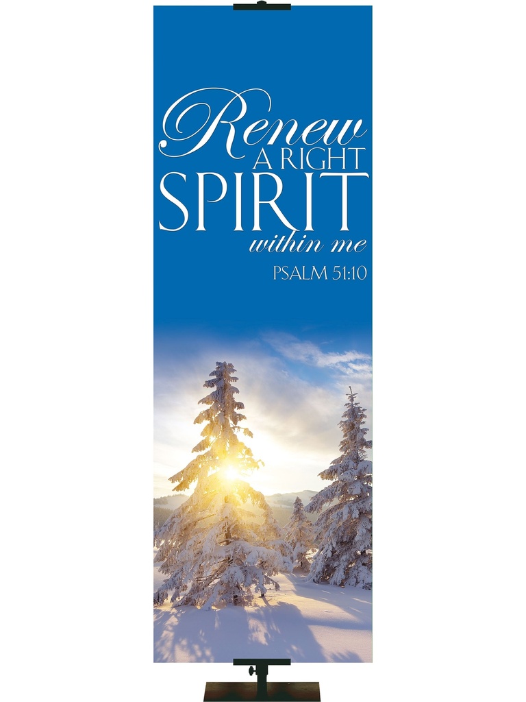 Portraits of Sacred Winter Renew A Right Spirit G
