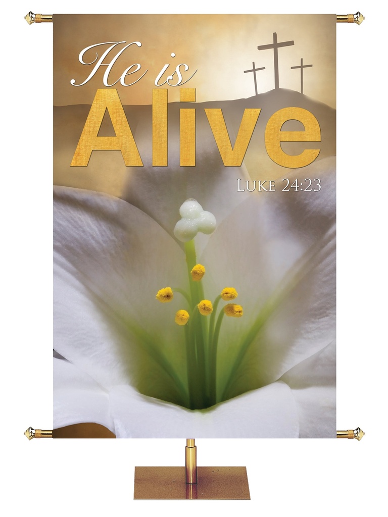 The Living Christ He Is Alive - Lily