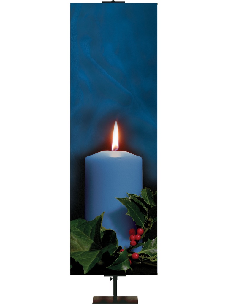 Custom Banner Advent Photo Candle Love
