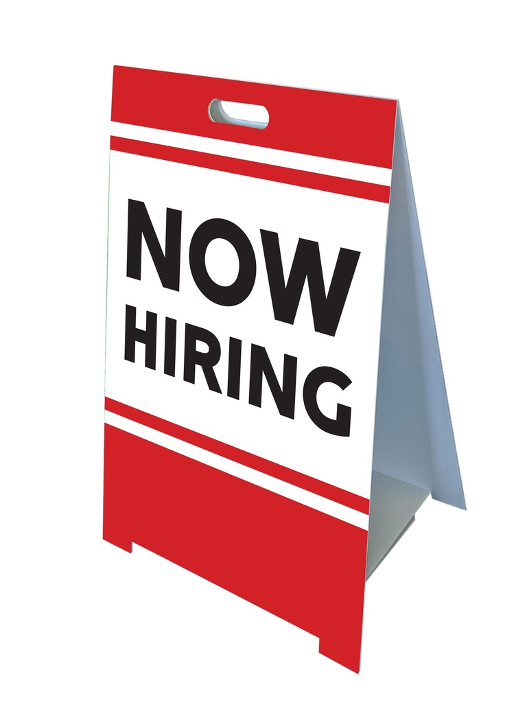 Fold-A-Frame™ Now Hiring Sign 2