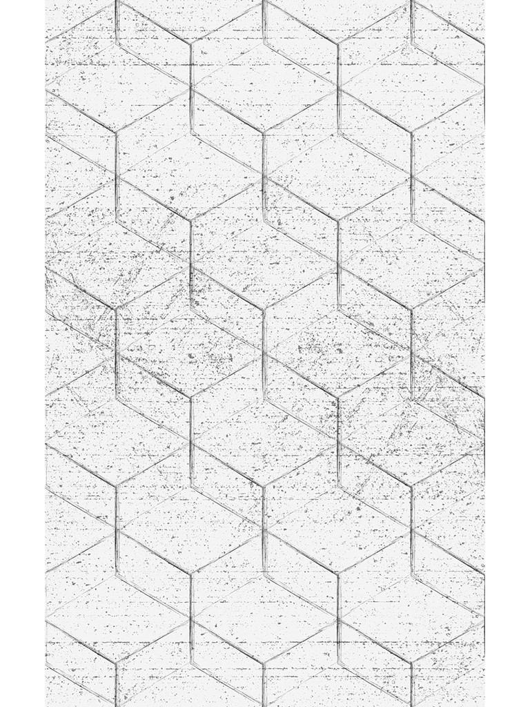 Hex Vinyl Living Room Rug