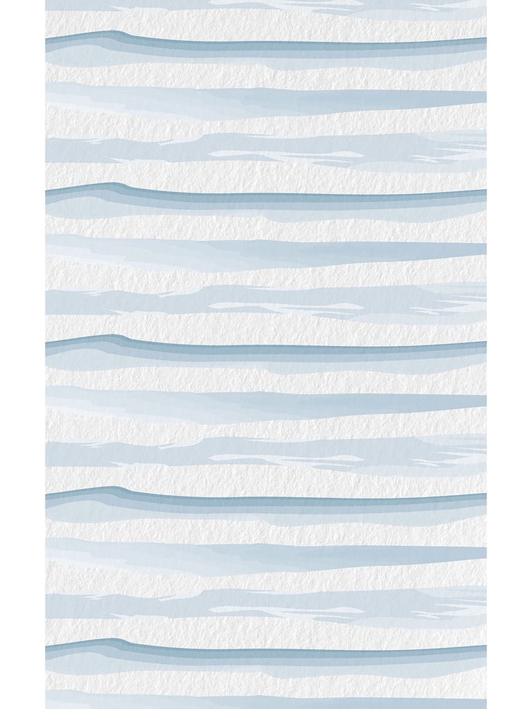 Watercolor Stripes Vinyl Floor Mat