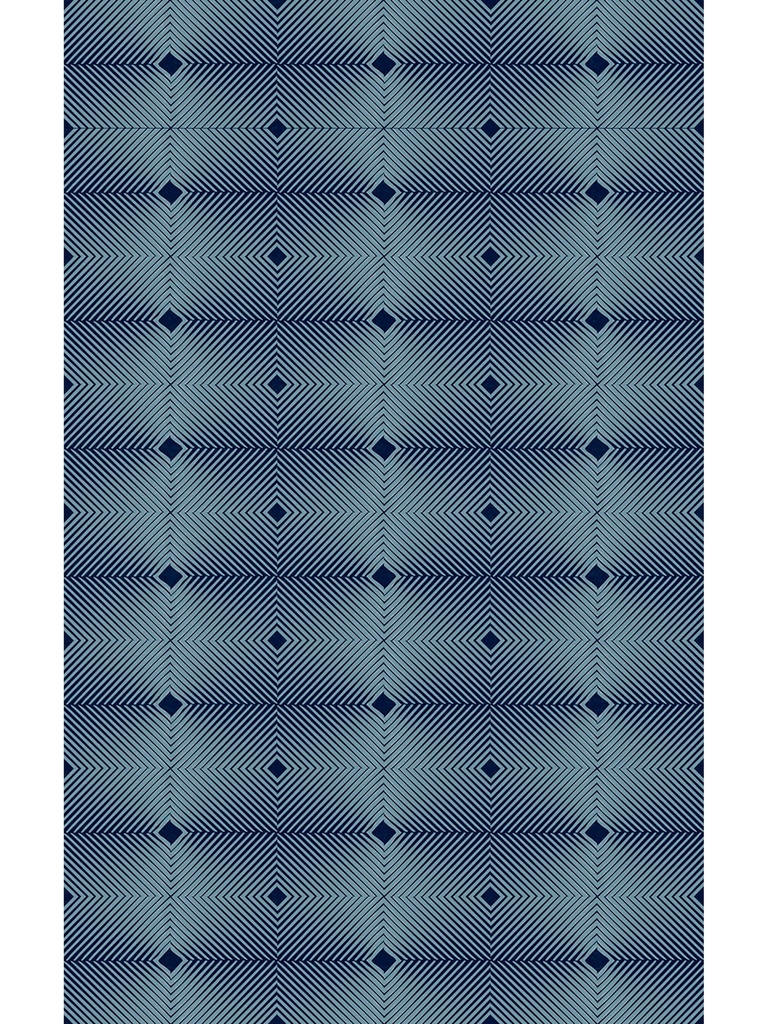 Vibrating Diagonals Vinyl Floor Mat