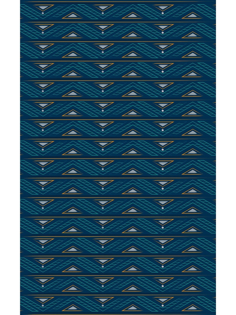 Tribal Bohemian Vinyl Area Rug