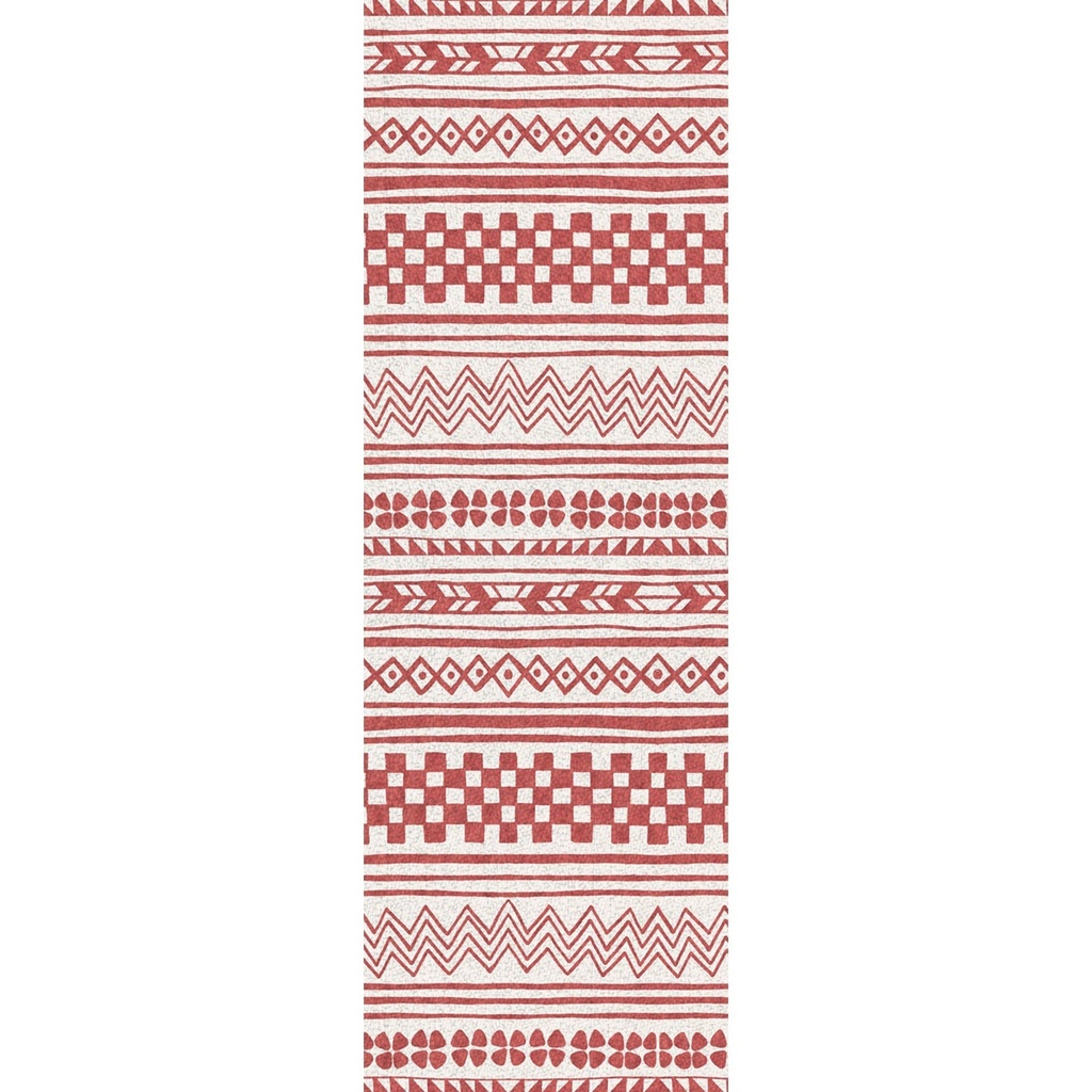 Aztec Bands Vinyl Runner Rug