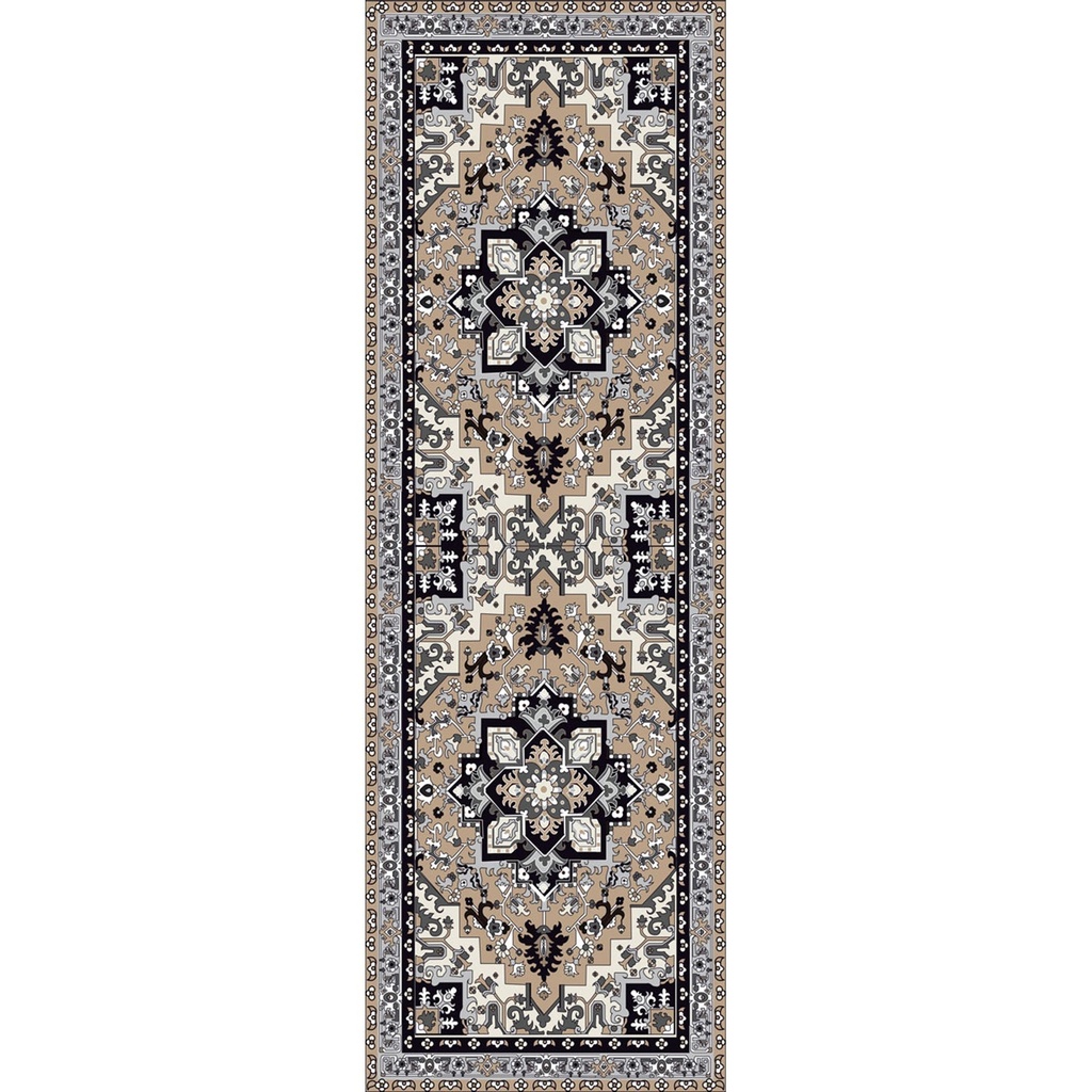 Vibrant Persian Vinyl Runner Rug
