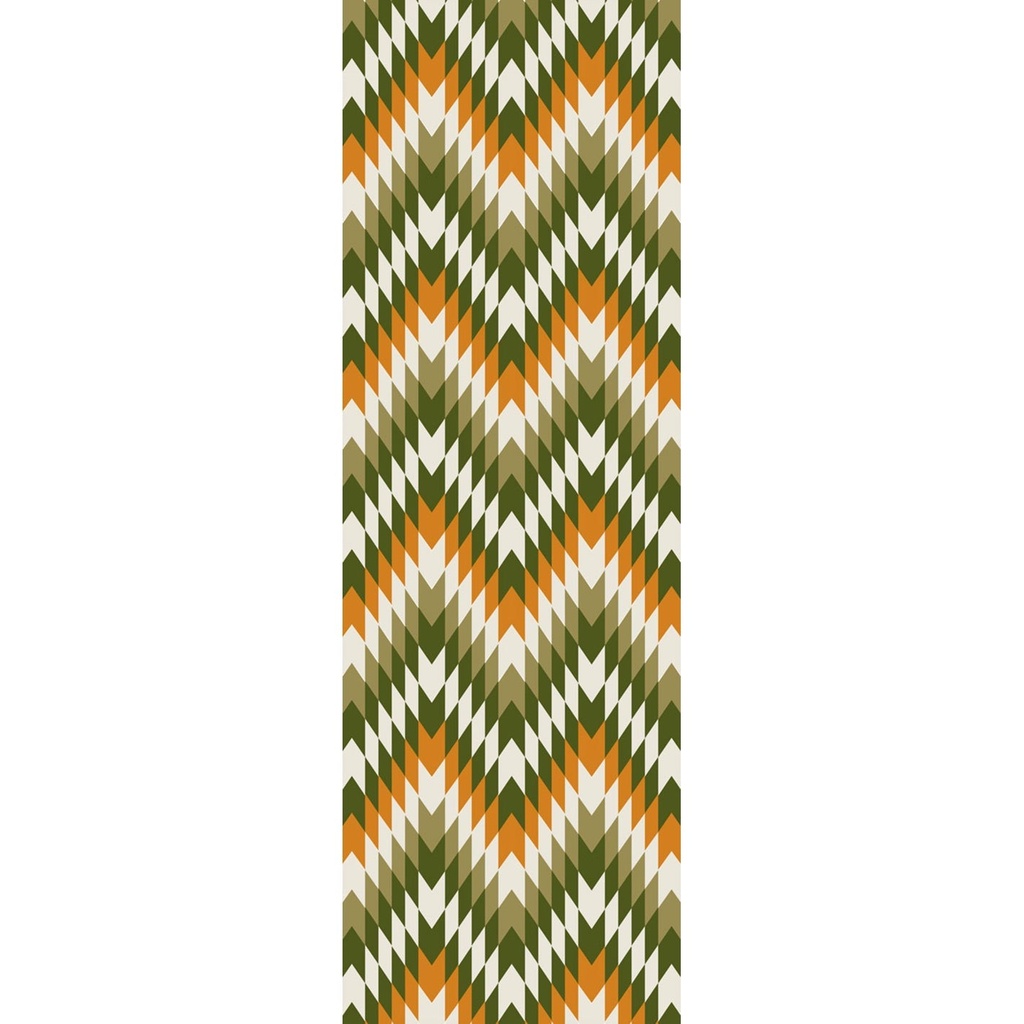 Parallelograms Modern Vinyl Runner Rug