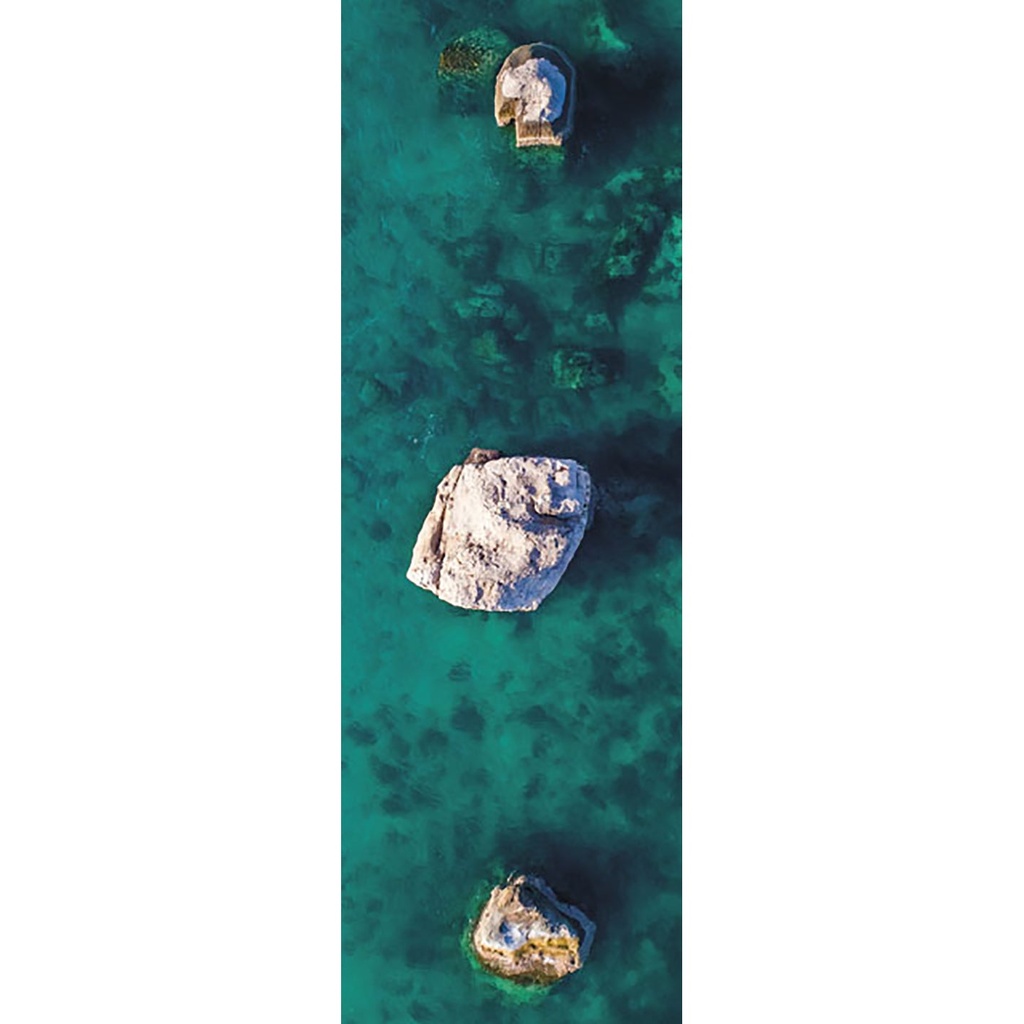 Ocean Rock Vinyl Runner Rug