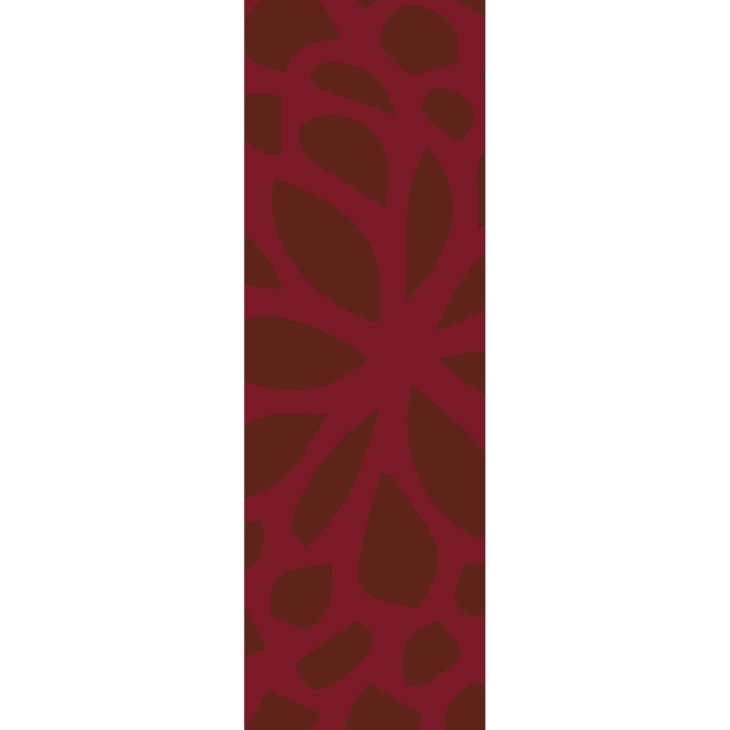 Geometric Blossoms Vinyl Runner Rug