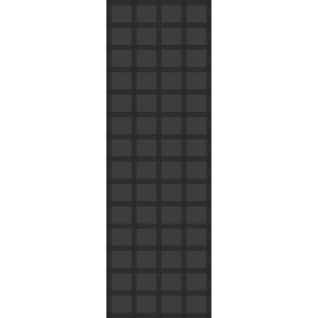 Fine Gingham Vintage Vinyl Runner Rug