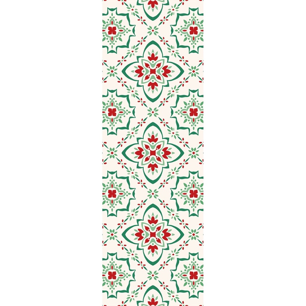 1940s Diner Vintage Vinyl Runner Rug