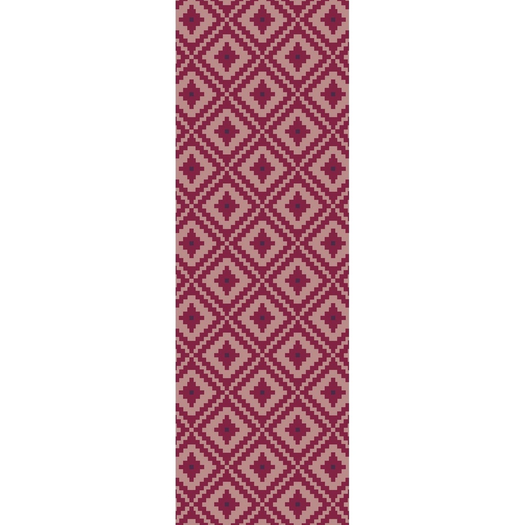8 Bit Diamonds Vinyl Runner Rug