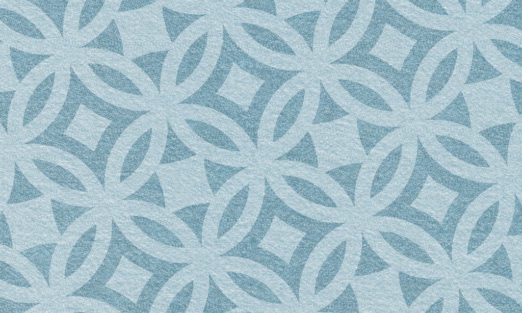 Interlocking Circles Vinyl Kitchen Mat